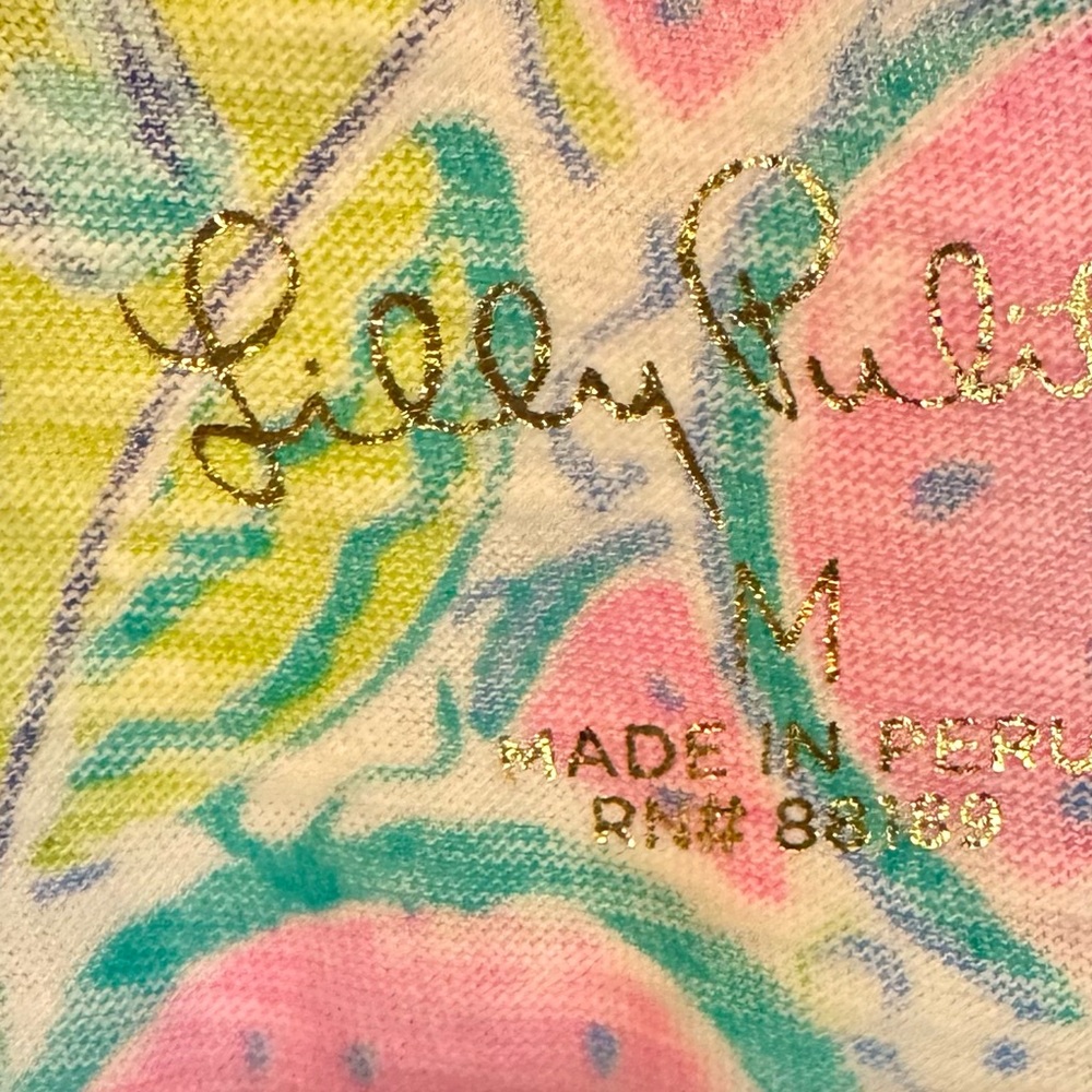Lilly Pulitzer Etta Wish You Were Here Medium - Picture 5 of 7